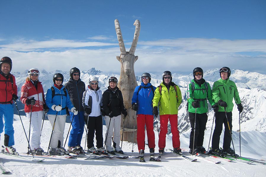 Skireisen in der Gruppe