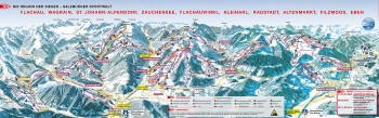 Pistenplan für Zauchensee - Ski Amadé